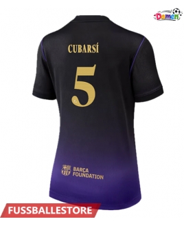 Günstige Barcelona Pau Cubarsi #5 Auswärtstrikot Damen 2026-27 Kurzarm